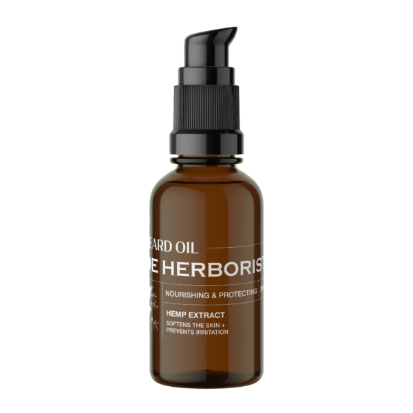 Hemp beard oil with rosemary and argan oil