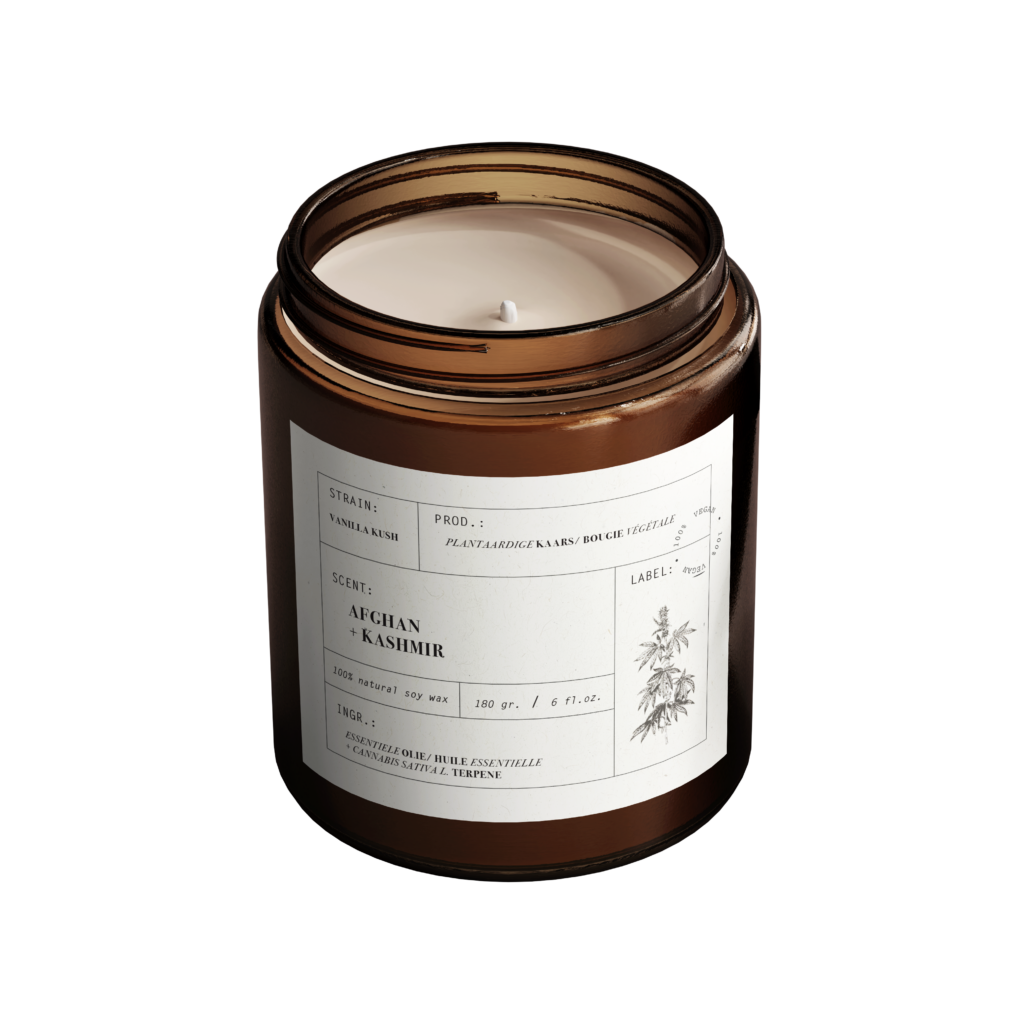 Scented Candle Vanilla Kush • De Herborist