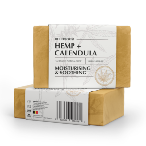 hemp soap with calendula with soothing properties